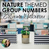 Nature Themed Group Numbers: Extreme Makeover Classroom Edition