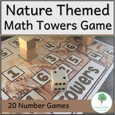 20 Nature Themed Math Number Towers Games