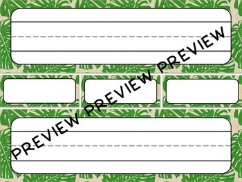 nature themed name plates name tags and labels