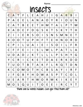 Nature Word Search by The Pedagogy Planet | Teachers Pay Teachers