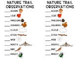 Nature Trail Checklist