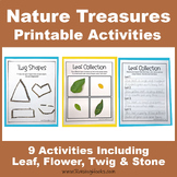 Nature Treasures Activities - Fine Motor, Writing, Pattern