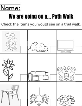 Preview of Nature Walk