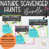 Nature Walk Scavenger Hunt Activities - Bundle!