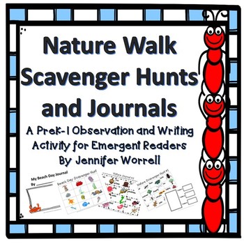 Preview of Nature Walk Scavenger Hunts and Journals