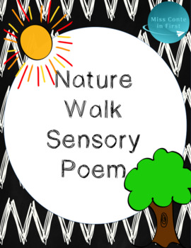 Preview of Nature Walk Sensory Poem