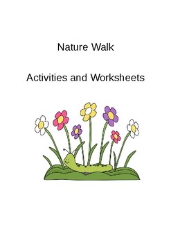 Preview of Nature Walk Worksheet