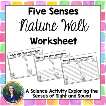 Preview of Five Senses Nature Walk: A Science Activity in Sight and Sound