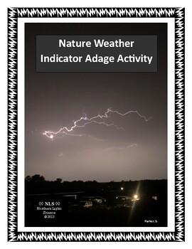 Preview of Nature Weather Indicator Adage Activity