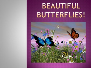 Preview of Nature and Butterflies