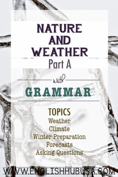 Preview of Nature and Weather (Unit A Packet): Winter Weather and Preparation