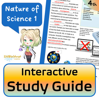 Preview of Nature of Science 1 - Florida Science Interactive Study Guide
