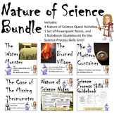 Nature of Science Bundle- 4 Quest activities with notes an