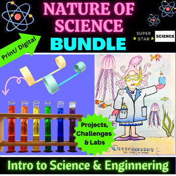 Preview of Nature of Science & Engineering Hands On FUN Activities Bundle STEM MYP NGSS
