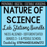 Nature of Science Lab Stations Bundle | Printable, Digital