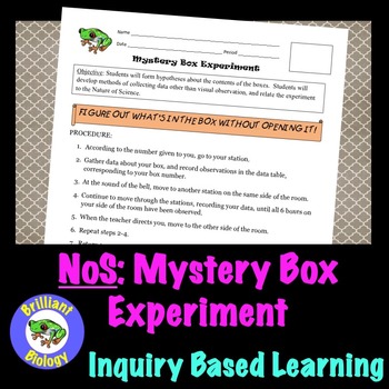 mystery box experiment