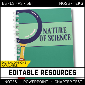 Preview of Nature of Science Notes, PowerPoint, and Test