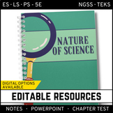 Nature of Science Notes, PowerPoint, and Test