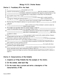 Nature of Science Review Worksheet