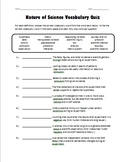 Nature of Science Vocabulary Quiz (with Answer Key)