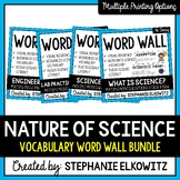 Nature of Science Word Wall | Science Vocabulary