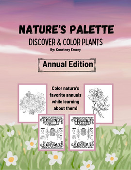 Preview of Nature's Palette (Coloring Book)- Color & Discover- Annual Edition