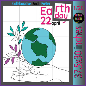 Preview of Nature's Tapestry: A Collaborative Mandala Coloring Adventure Earth day