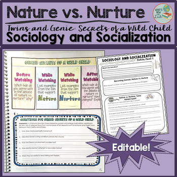 Preview of Nature vs. Nurture and Genie Guided Viewing for Sociology and Psychology