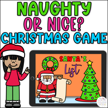 Preview of Naughty or Nice Christmas Comprehension Game