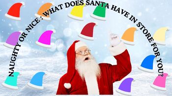 Preview of Naughty or Nice? Santa's Hat Game- Gamify Any Content You Have!