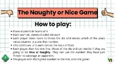 Naughty or Nice Place Value maths dice game  - Upper Primary