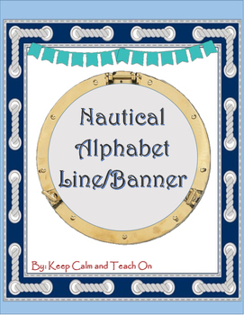 Preview of Nautical Alphabet Line Banner