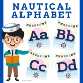 Nautical Alphabet Wall Poster Printables