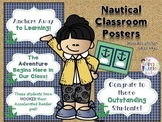 Nautical Anchor Classroom Posters & Name Tags