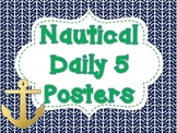 Nautical Anchor Daily Five Management Poster Charts