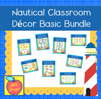 Nautical Classroom Decor Basic Bundle By MCA Designs TpT   Original 4544083 1 