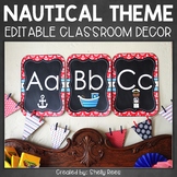 Nautical Classroom Theme | Classroom Themes Decor Bundle EDITABLE