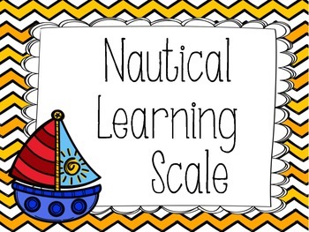 Preview of Nautical Marzano Learning Scale