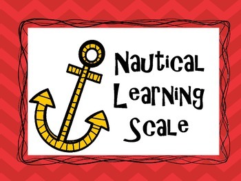 Preview of Nautical Marzano Learning Scale