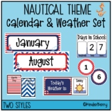 Nautical Ocean Calendar & Weather Set