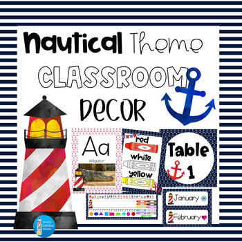 Nautical Theme Classroom Decor By Buck S Building Blocks By Felecia Buck   Original 5778617 1 