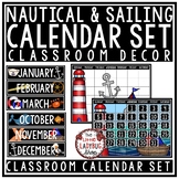 Nautical Theme Classroom Decor: Calendar Bulletin Board