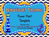 Nautical Theme Parent Information Night Power Point Template