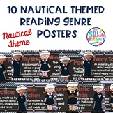 10 Nautical Themed Reading Literary Genre Posters
