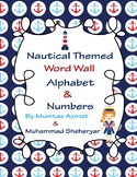 Nautical Themed Word Wall Alphabet and Number Cards With P