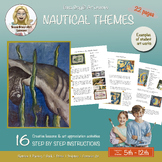 Nautical Themes Art Lessons, 16 Projects, Middle & Senior School