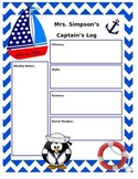 Nautical/Sailor Themed Newsletter Template