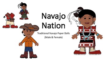 Preview of Navajo Nation Traditional Paper Dolls