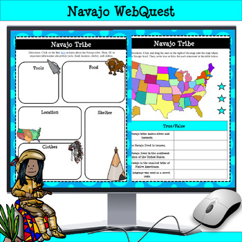 Preview of Navajo Native Americans WebQuest