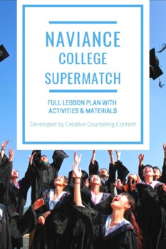 Preview of Naviance College Super Match Full Lesson Plan with Activities & Materials